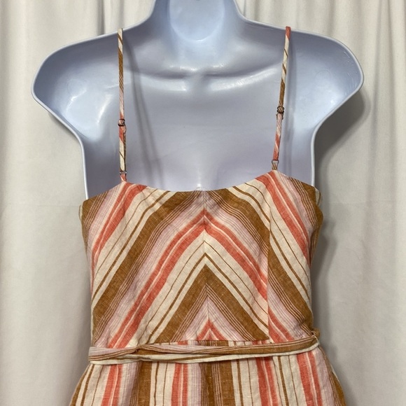 Joie Khari Striped Linen Midi Sun Dress size small - Picture 7 of 9